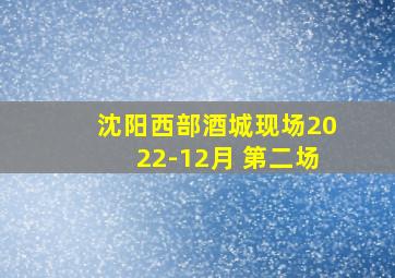 沈阳西部酒城现场2022-12月 第二场